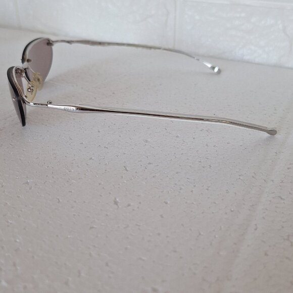 GUESS SUNGLASSES GU 6017 HIGHWAY SILVER WTH CASE - Picture 8 of 11